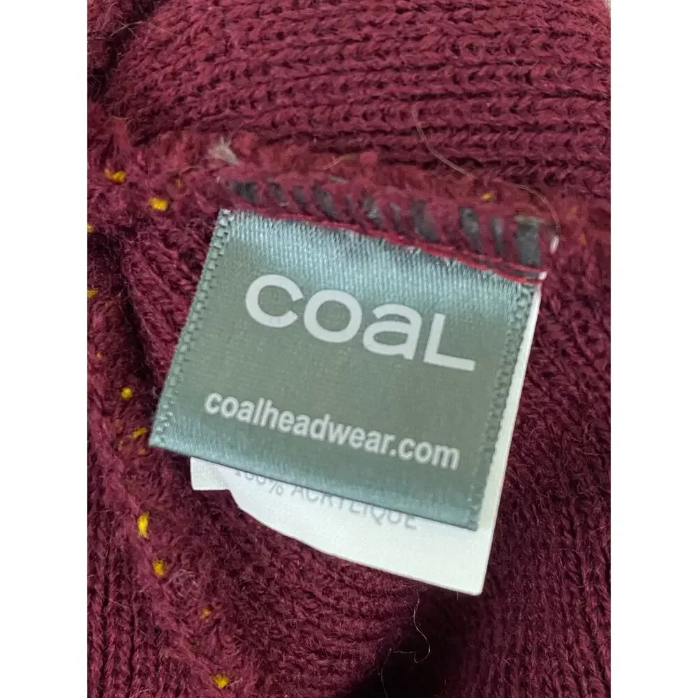 Coal Headwear Beanie Spellout Winter Ski Snow Hat Unisex